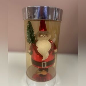 NIB Bath & Body Works 2005 Limited Edition Handblown Santa Christmas Ornament E8